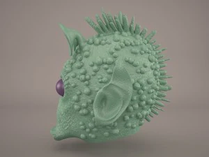 greedo head star wars 3D Model