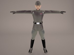 imperial officer star wars 3D Model