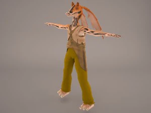 jar jar binks guerra nas estrelas Modelo 3D