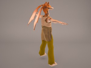 jar jar binks star wars 3D Модель