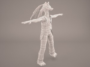 jar jar binks star wars 3D Модель