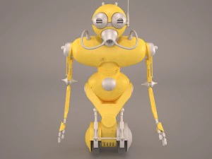 kitbash droide star wars Modello 3D