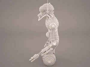kitbash droid star wars 3D Model
