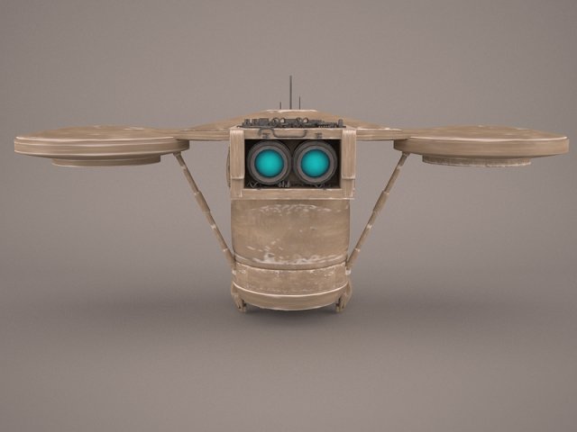lift droid transpoter star wars Modèle 3D .c4d .max .obj .3ds .fbx .stl .blend 