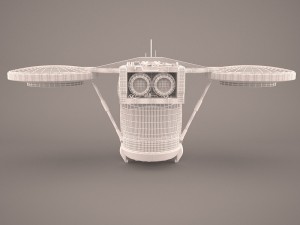lift droid transpoter star wars Modèle 3D