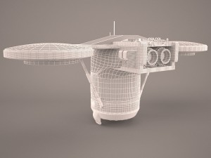 lift droid transpoter star wars Modèle 3D