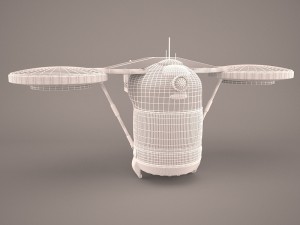 lift droid transpoter star wars Modèle 3D