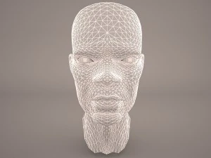 macewindu head star wars 3D Model