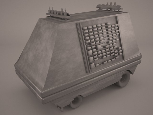 mouse droid star wars 3D Model .c4d .max .obj .3ds .fbx .stl .blend 