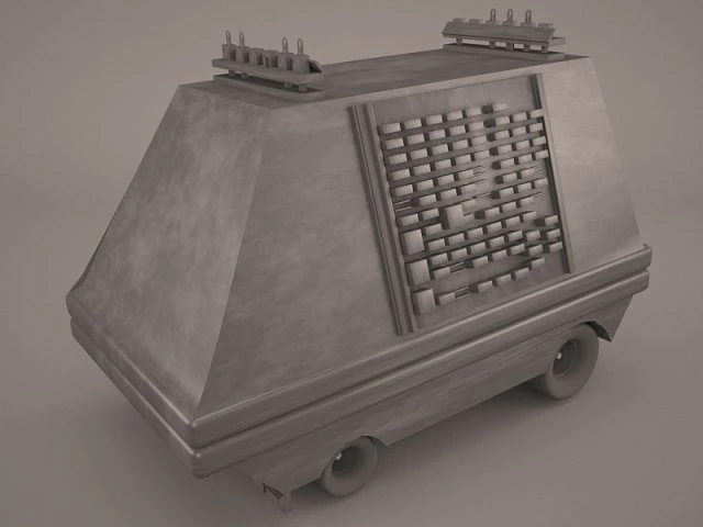mouse droid star wars 3D Model .c4d .max .obj .3ds .fbx .stl .blend 