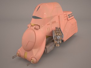 transporter star wars Modelo 3D