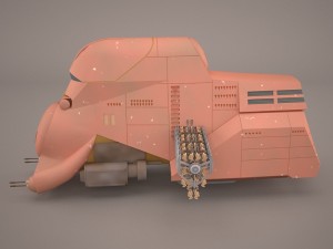 transporter star wars Modelo 3D