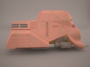 transporter star wars Modelo 3D
