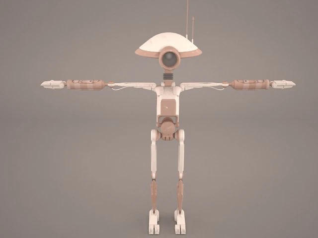 pit droid star wars 3D Model .c4d .max .obj .3ds .fbx .stl .blend