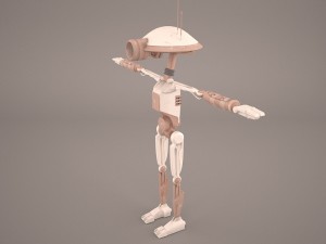 pit droid star wars Modelo 3D