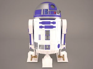 r2d2 星球大战 3D 模型