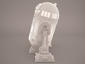 r2d2 star wars 3Dモデル