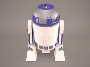 r2d2 star wars 3Dモデル