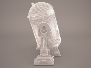 r2d2 star wars 3Dモデル