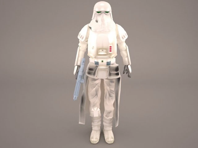 snowtrooper star wars 3D Model .c4d .max .obj .3ds .fbx .stl .blend 