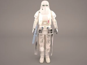 perang bintang polisi salju Model 3D