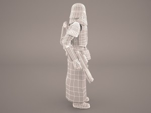 snowtrooper star wars 3D-Modell