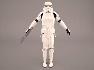 storm trooper star wars Modelo 3D