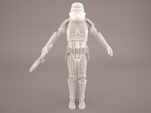 storm trooper star wars 3D Model