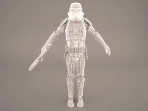storm trooper star wars 3D Model