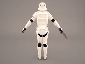 storm trooper star wars 3D Model
