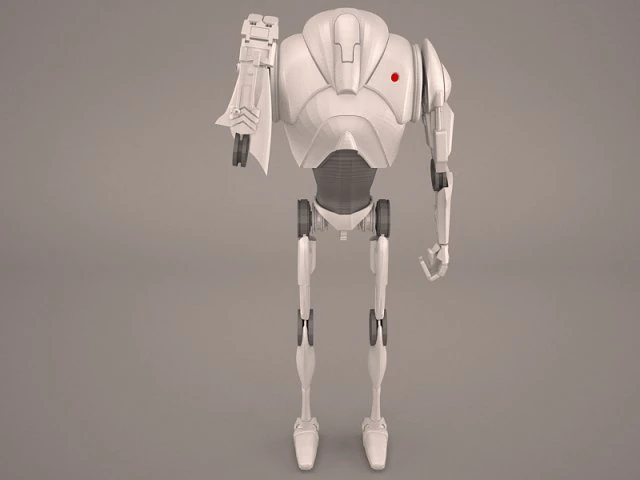 b2 super batte droid star wars 3D Model .c4d .max .obj .3ds .fbx .stl .blend