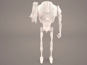 b2 super batte droid star wars 3D Model