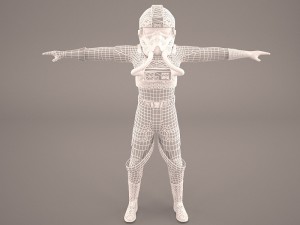 tie pilot star wars Modelo 3D