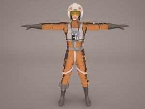 x-wind pilot star wars Modelo 3D