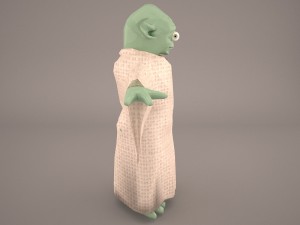yoda star wars Modelo 3D