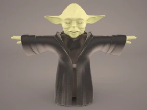 Yoda Gwiezdne Wojny 1 Model 3D