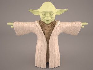 yoda star wars 3 Modelo 3D