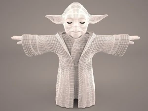 yoda star wars 3 3D Model