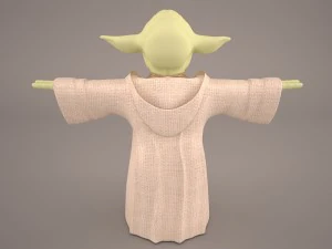 yoda star wars 3 3D Model