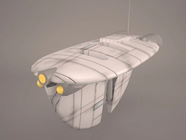 airtaxi med star wars 3D Model .c4d .max .obj .3ds .fbx .stl .blend 