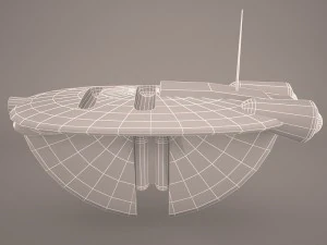 airtaxi med star wars 3D Model