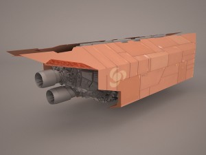 cargo star wars 3D Model