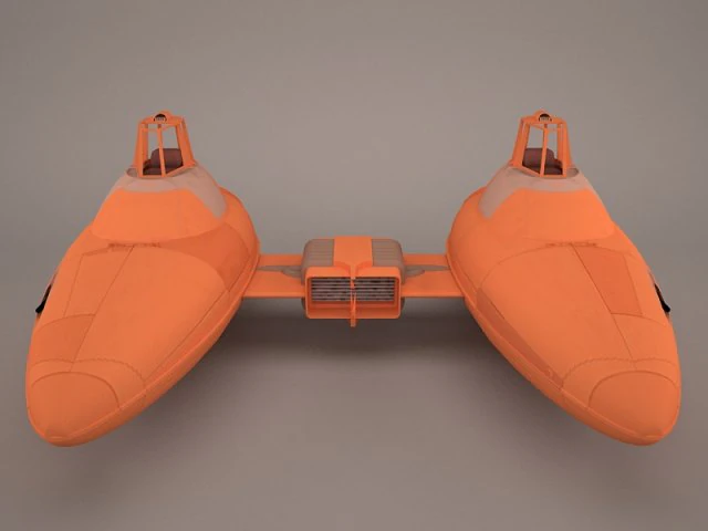 Wolkenauto Star Wars 3D Modell .c4d .max .obj .3ds .fbx .stl .blend 