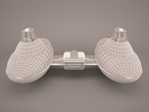 cloud car star wars Model 3D