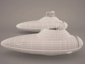 Wolkenauto Star Wars 3D Modell