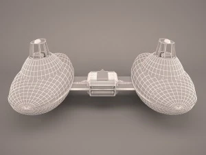 Wolkenauto Star Wars 3D Modell