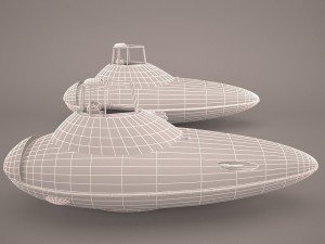 cloud car star wars Model 3D