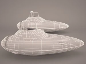 Wolkenauto Star Wars 3D Modell