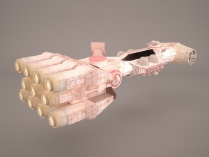 corvette star wars Modelo 3D