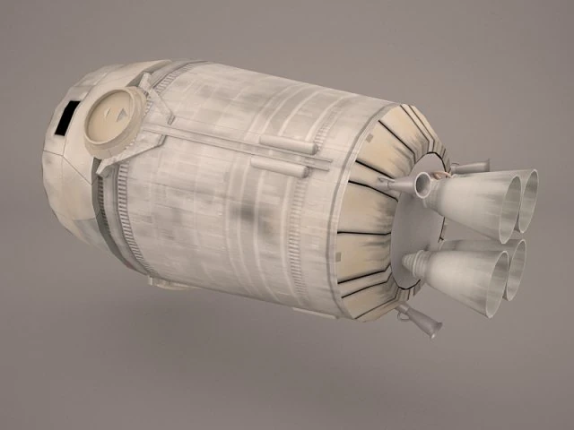 scifi escape pod star wars 3D Model .c4d .max .obj .3ds .fbx .stl .blend 